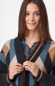 Boomerang - RAKEL CARDIGAN - Midnight blue