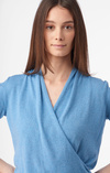 SAGA KNITTED WRAP SWEATER