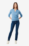 SAGA KNITTED WRAP SWEATER