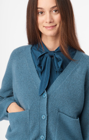 Boomerang - IRMA CARDIGAN - Blue dusk