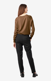 Boomerang - SALA V-NECK SWEATER - Cinnamon