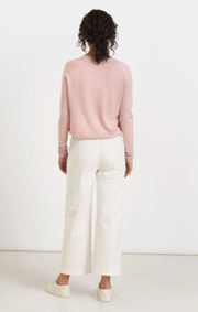 Boomerang - SALA V-NECK SWEATER - Pale blush
