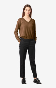 Boomerang - SALA V-NECK SWEATER - Cinnamon