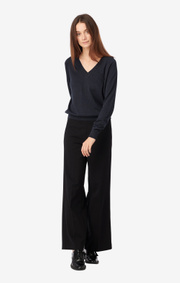 Boomerang - SALA V-NECK SWEATER - Night sky