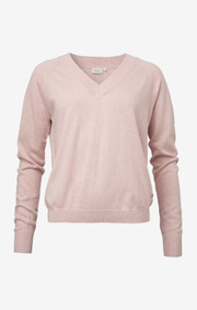 Boomerang - SALA V-NECK SWEATER - Pale blush