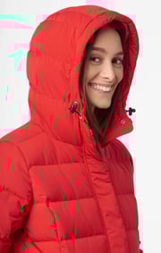 Boomerang - Siri down jacket - Real red