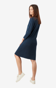 Boomerang - LOU KNITTED DRESS - Bright nautic