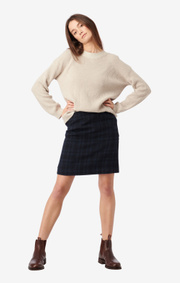 Boomerang - VANJA CHECKED SKIRT - Night sky