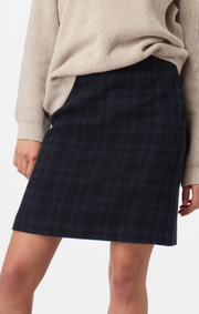 Boomerang - VANJA CHECKED SKIRT - Night sky