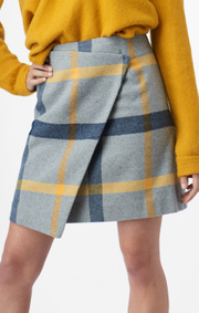 Boomerang - VANESSA WRAP SKIRT - Lt grey melange