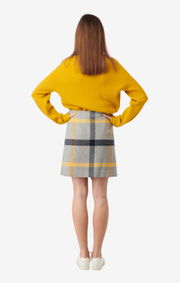 Boomerang - VANESSA WRAP SKIRT - Lt grey melange