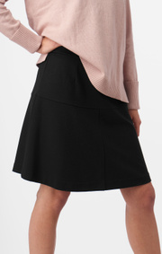 Boomerang - MUNTE INTERLOCK SKIRT - Black