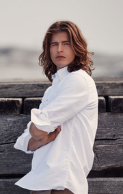 Boomerang - NILS ORGANIC COTTON SOLID OXFORD T.A. FIT B. SHIRT - White