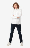 NILS ORGANIC COTTON SOLID OXFORD T.A. FIT B. SHIRT