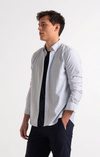 NILS ORG. COTTON STRIPE OXFORD T.A. FIT B.D. SHIRT