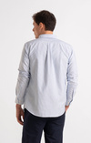 NILS ORG. COTTON STRIPE OXFORD T.A. FIT B.D. SHIRT