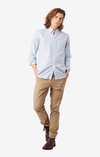NILS ORG. COTTON STRIPE OXFORD T.A. FIT B.D. SHIRT