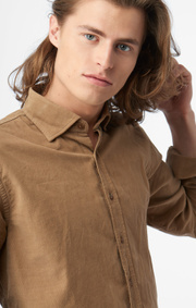 Boomerang - ARVID CORD SHIRT CUT AWAY - Otter