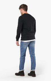 Boomerang - Pelle crew neck sweatshirt - Black