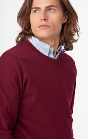 Boomerang - NOEL CREW NECK SWEATER - Cabernet