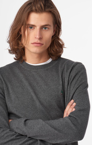 Boomerang - NOEL CREW NECK SWEATER - Grey melange