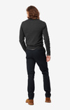 SIMON COTTON CASHMERE POLO SWEATER