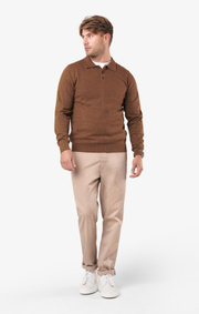 Boomerang - Simon polo sweater - Cinnamon