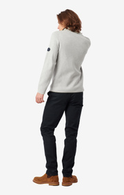 Boomerang - MELVIN HALF ZIP SWEATER - Grey melange