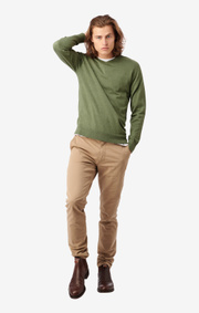 Boomerang - DANNY V-NECK SWEATER - Amazon green