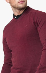 Boomerang - Danny v-neck sweater - Cabernet