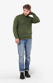 Boomerang - Esbjörn turtle neck sweater - Amazon green