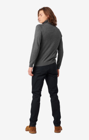 Boomerang - ESBJÖRN TURTLE NECK SWEATER - Grey melange