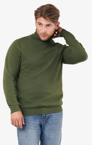 Boomerang - Esbjörn turtle neck sweater - Amazon green