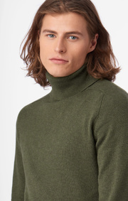 Boomerang - ESBJÖRN TURTLE NECK SWEATER - Amazon green