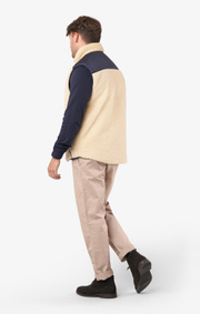 Boomerang - Jack reversible fleece gillet - Sand