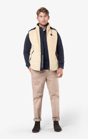 Boomerang - Jack reversible fleece gillet - Sand