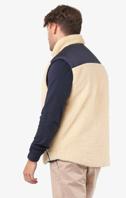 Boomerang - Jack reversible fleece gillet - Sand