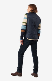 Boomerang - JACK REVERSIBLE PADDED FLEECE GILLET - Sand