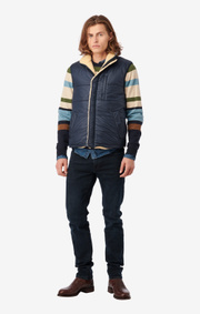 Boomerang - JACK REVERSIBLE PADDED FLEECE GILLET - Sand