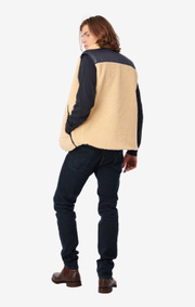 Boomerang - JACK REVERSIBLE PADDED FLEECE GILLET - Sand