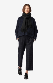 Boomerang - Wool scarf farsta - Black