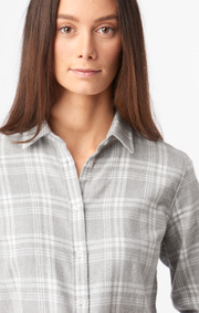 Boomerang - Anja shirt - Lt grey melange
