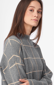 Boomerang - Luna sweater - Dk grey mela