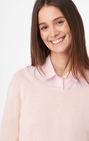 Boomerang - Knopp sweater - Powder pink