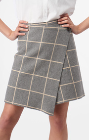 Boomerang - URSULA KNITTED SKIRT - Dk grey mela