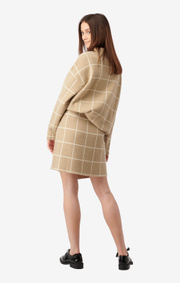 Boomerang - URSULA KNITTED SKIRT - Khaki beige