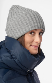Boomerang - FROST KNITTED CAP - Grey melange