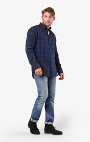 Boomerang - Blitzen shirt tailored fit - Dark Indigo