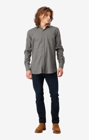 Boomerang - FLEMMING CORD SHIRT - Dk grey mela