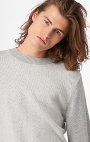 Boomerang - ROX SWEATER - Lt grey melange